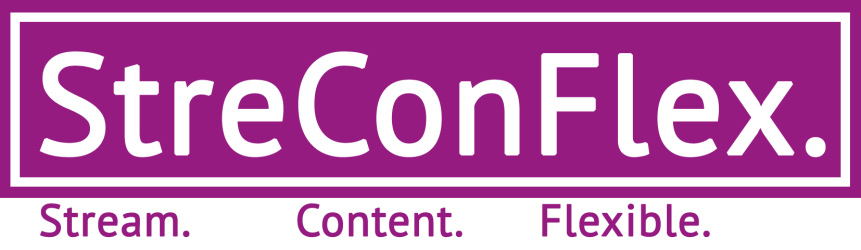 Firmenlogo StreConFlex. Stream Content Flexible