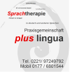 Firmenlogo Praxis für Sprachtherapie plsu lingua