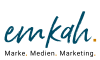Logo von emkah - marke. medien. marketing.
