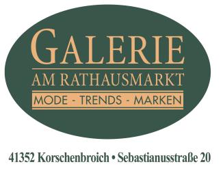 Firmenlogo Galerie am Rathausmarkt e.K. Mode - Trends - Marken