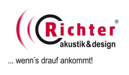 Logo von Richter akustik & design GmbH & Co KG