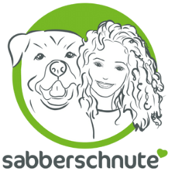 Logo von Sabberschnute | Ernährungsberatung für Hunde | Barfplan | Futterplan