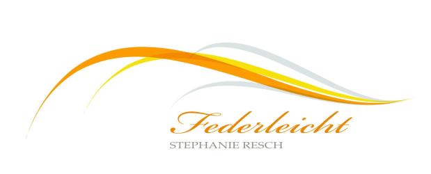 Logo von Federleicht - Stephanie Resch