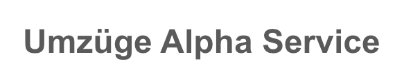 Firmenlogo Umzüge Alpha Service