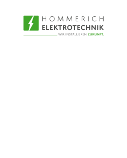Firmenlogo Hommerich Elektrotechnik GmbH